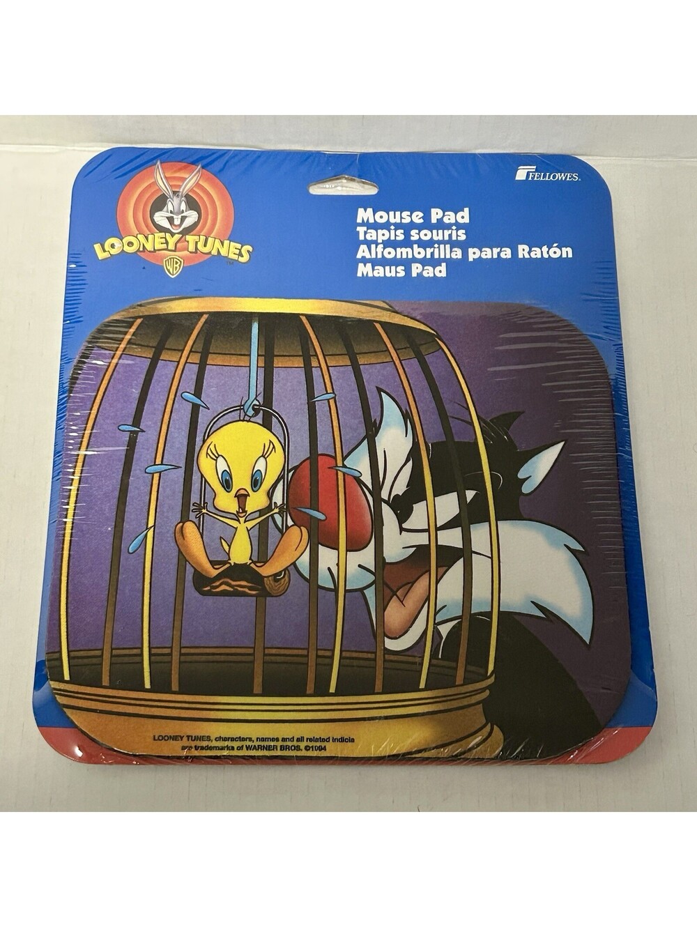 Sylvester & Tweety – Looney Tunes Mouse Pad – Vintage 1994/1997 – Brand New